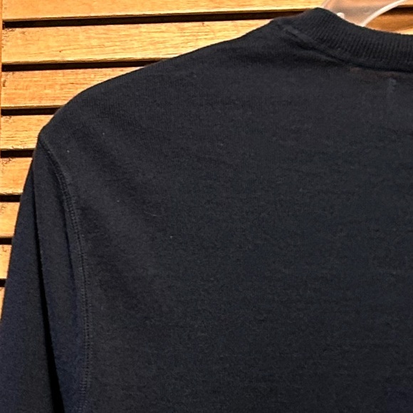 Banana Republic Navy Blue Crewneck Cotton Cashmere Sweater - Picture 9 of 13